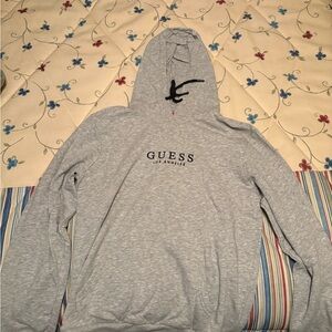 Guess Light Gray Men's Hoodie